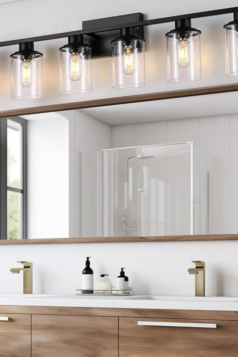 24 Formas Creativas de Iluminar Tu Espejo de Baño con Estilo