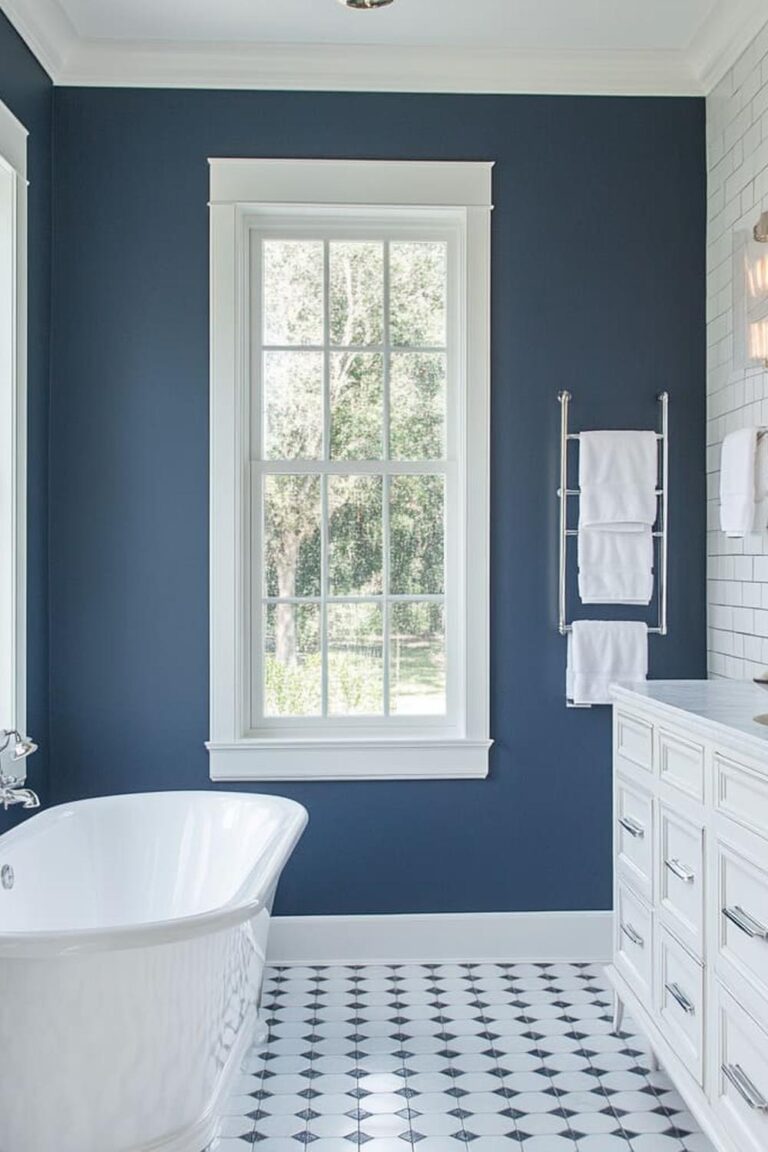 19 Ideas para Transformar tu Baño en un Paraíso Azul y Blanco