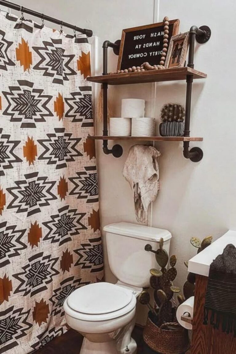 17 Ideas Boho Western para un Baño Acogedor y con Estilo Único