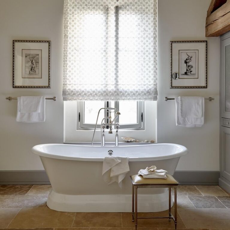 17 Ideas para Crear un Baño Francés con Encanto Rústico y Chic
