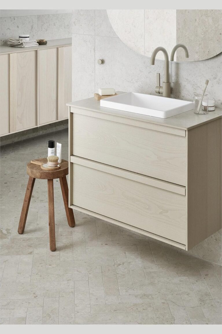 18 Lavabos Greige que Transformarán por Completo tu Baño