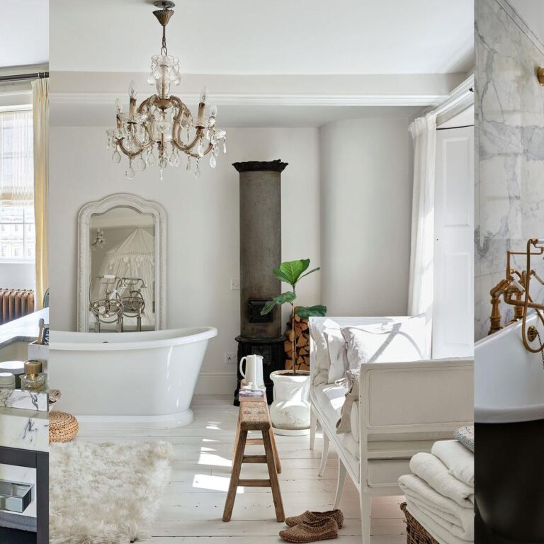 18 Baños Parisinos que Convierten tu Hogar en un Elegante Oasis
