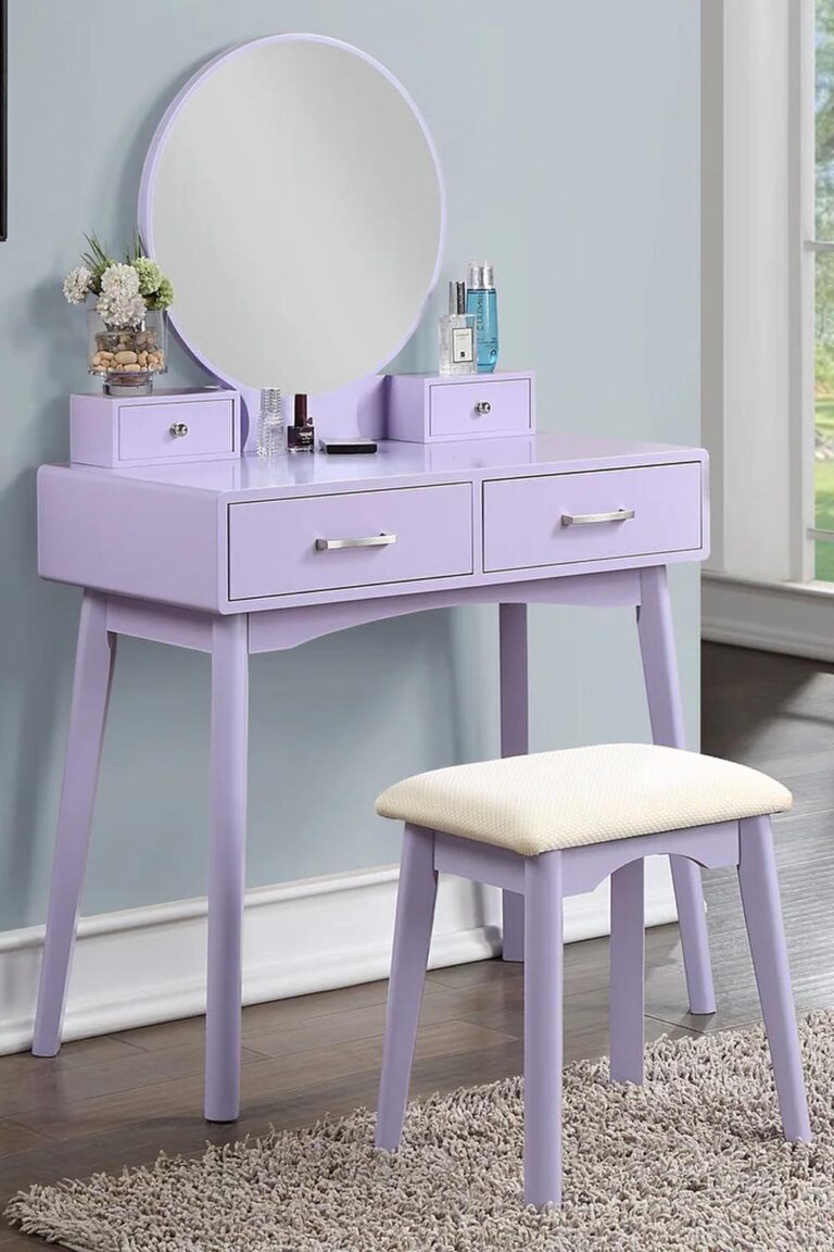 20 Tocadores Lila que Transformarán tu Belleza en un Sueño Colorido