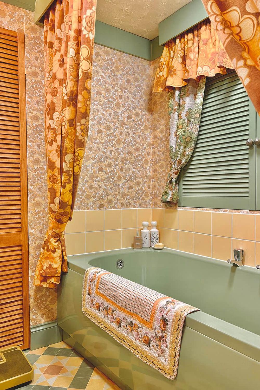 Estilo vintage con un esquema de colores cálidos y acogedores