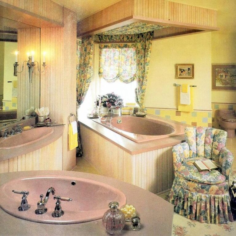 14 Inspiring 80s Bathroom Ideas to Bring Retro Charm Back Home