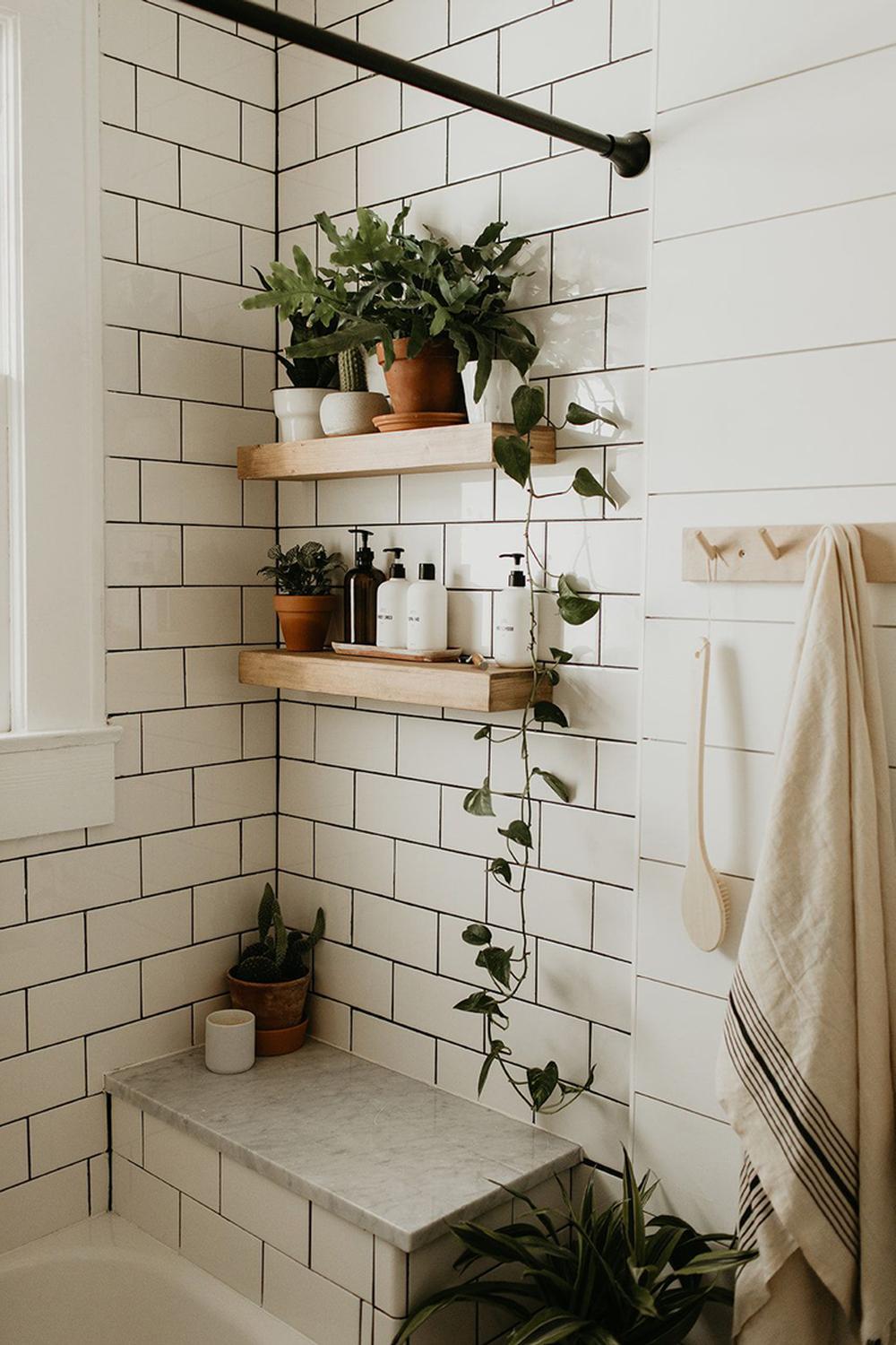 Un refugio natural: baño lleno de vida