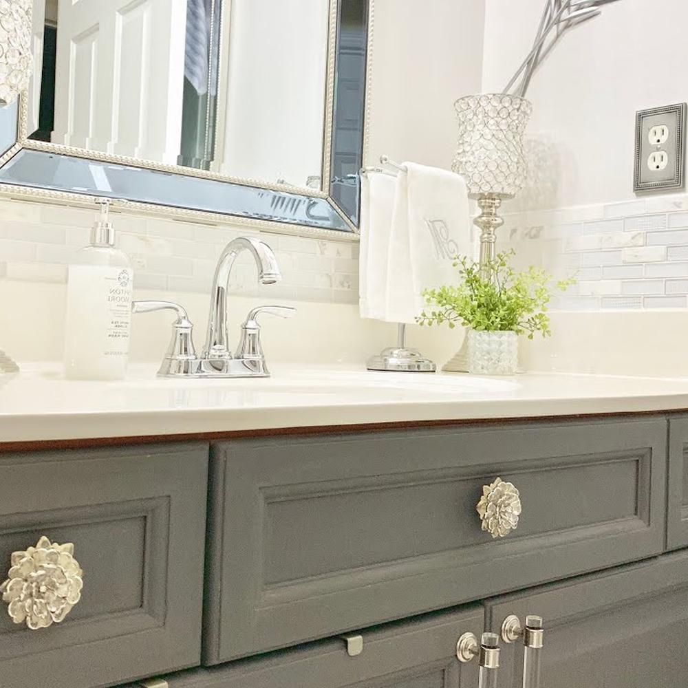 Decoración Del Mueble de Baño que Conquista con su Finura