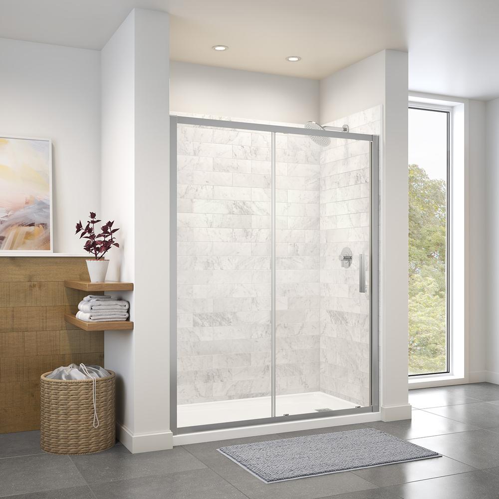Ducha innovadora con cristal texturizado