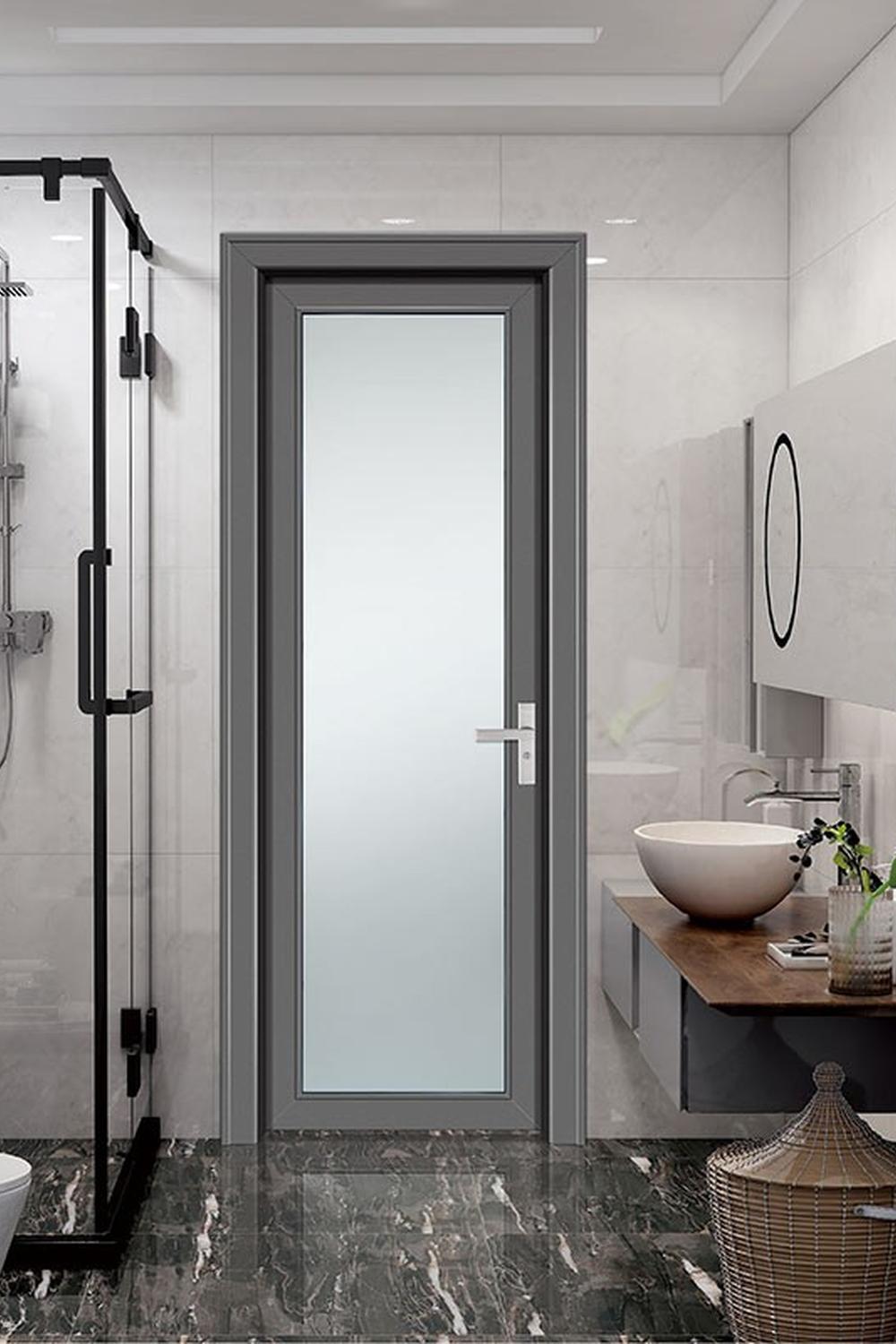 Baño contemporáneo con elementos naturales
