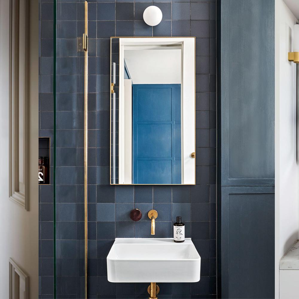 Estilo moderno y atrevido en el baño