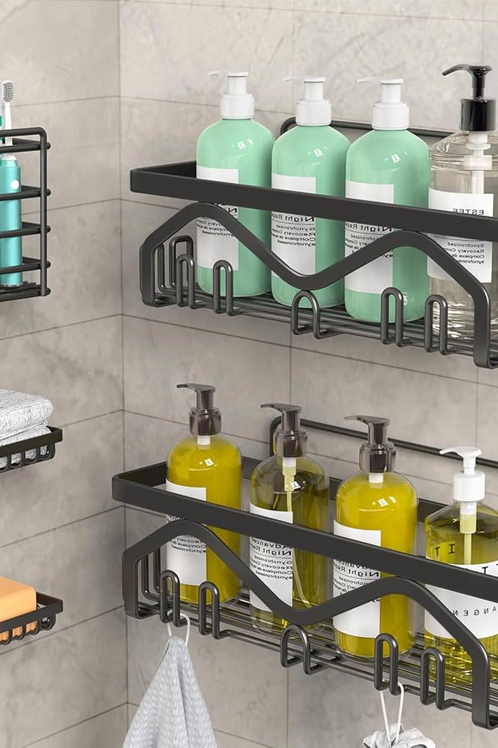 Estanterías negras para una estética moderna