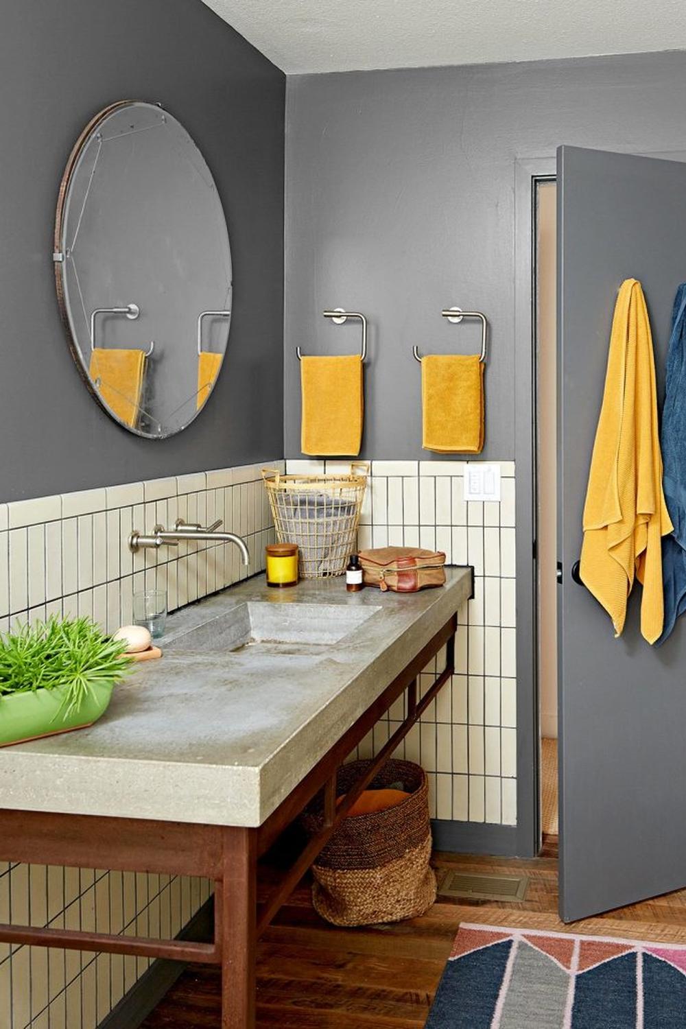 Baño moderno con elementos minimalistas en el diseño