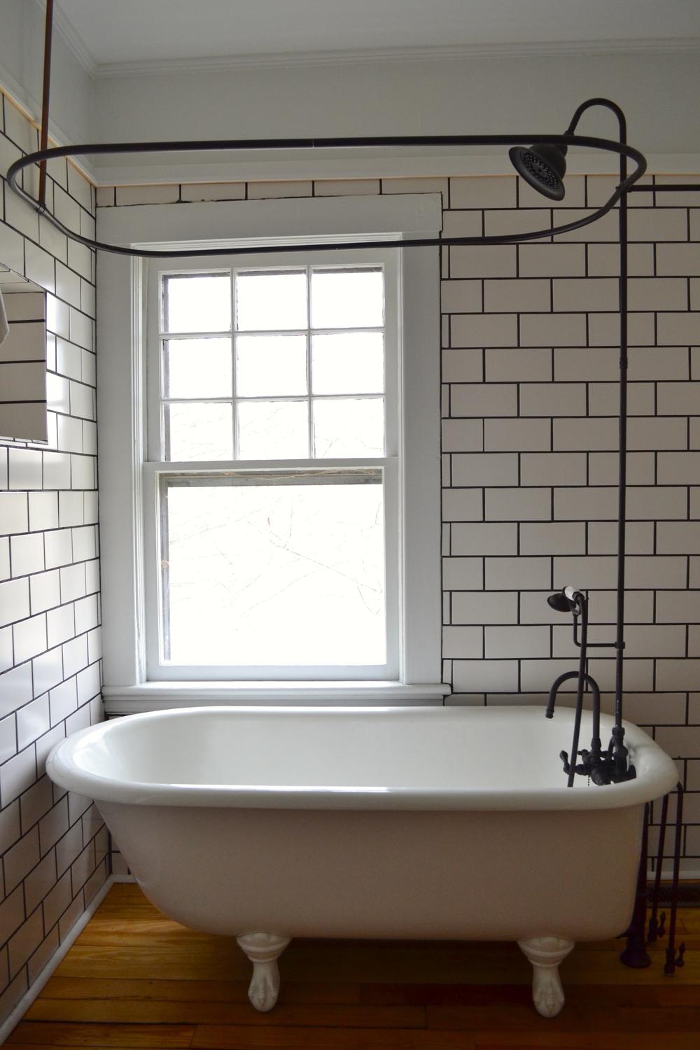 Beautifully designed bathroom with a focus on simplicity and elegance.