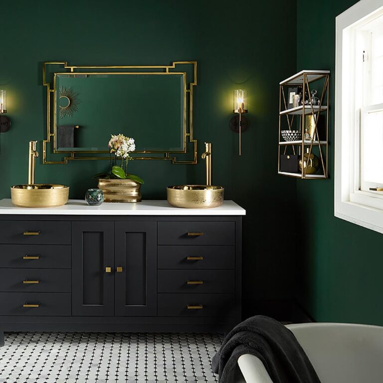 21 Black and Green Bathroom Inspirations That Will Wow You