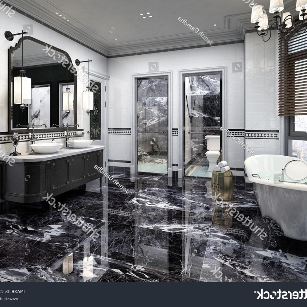 Lujo y funcionalidad con acabados en mármol negro