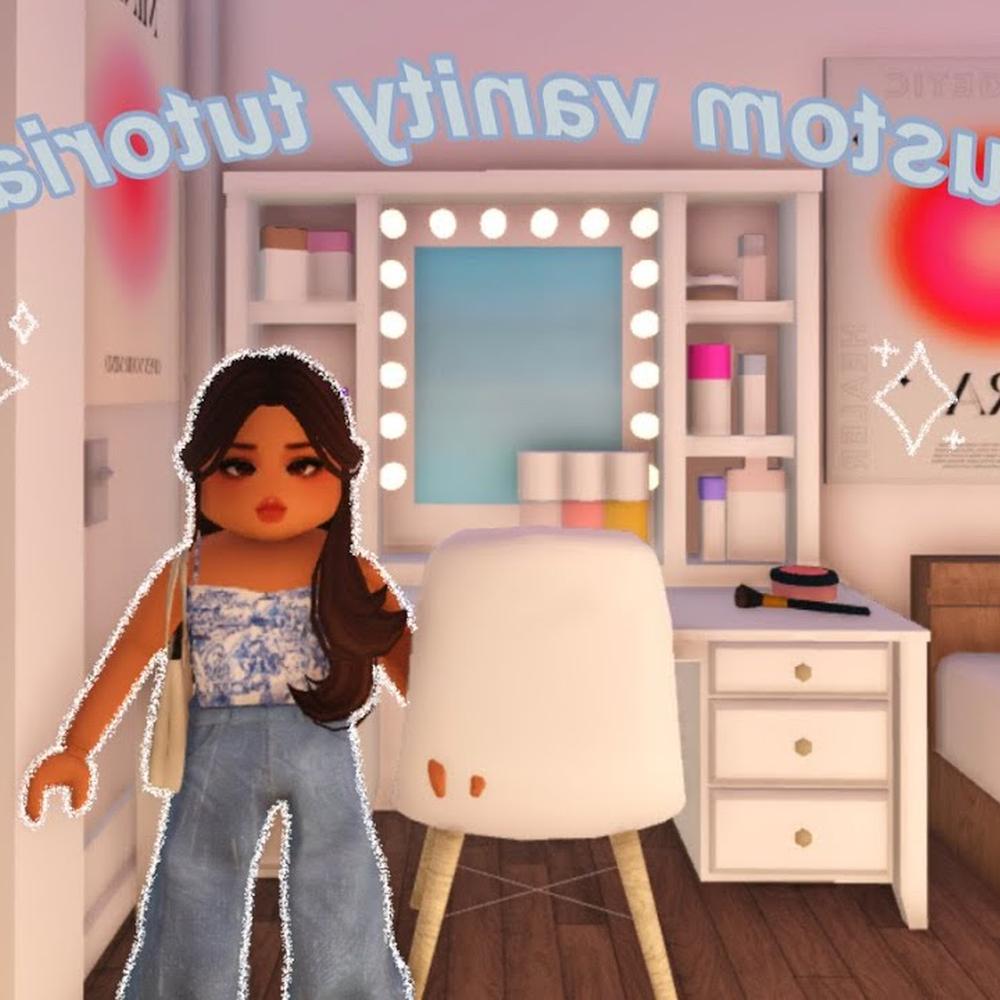 El mejor diseño de tocador con espejo y luces brillantes en Bloxburg