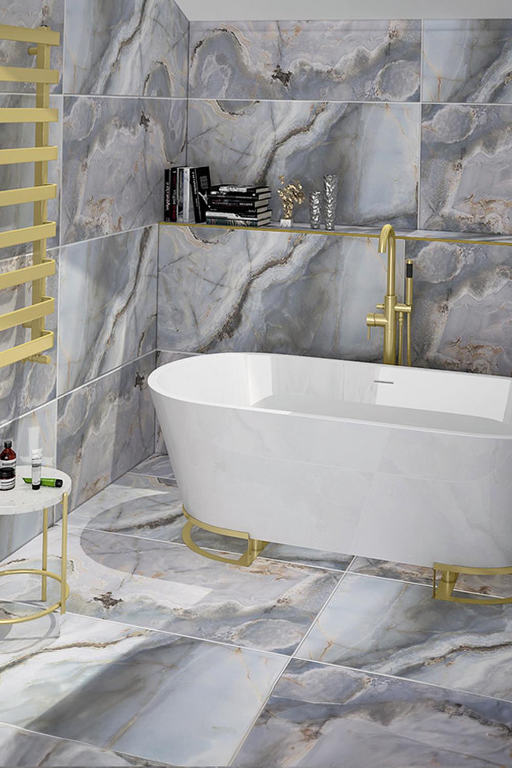 Baño acogedor con carácter moderno