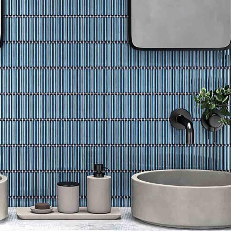Dive into Style with 19 Blue Mosaic Tile Bathroom Inspirations