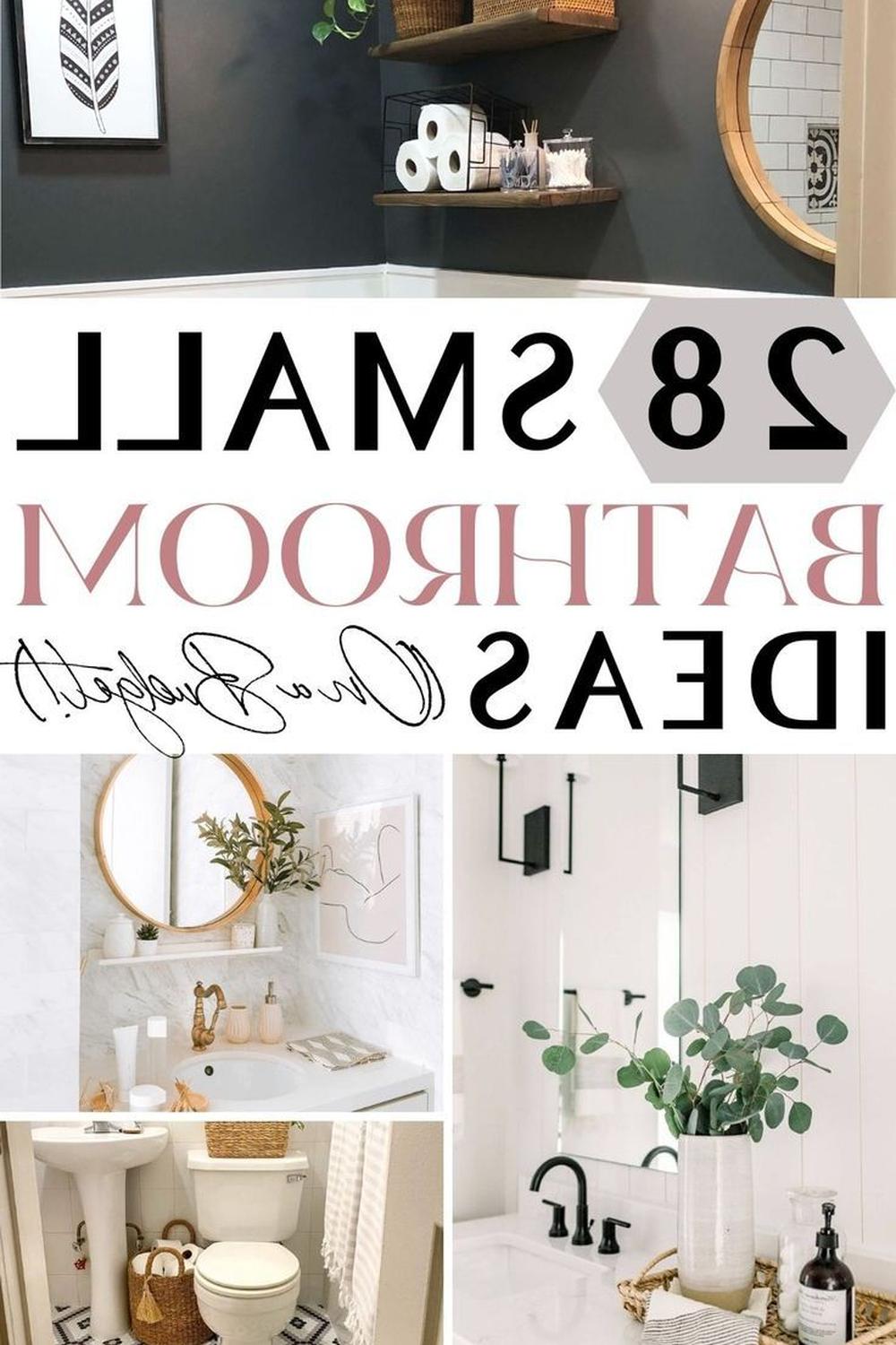 Baño clásico con azulejos en blanco y negro