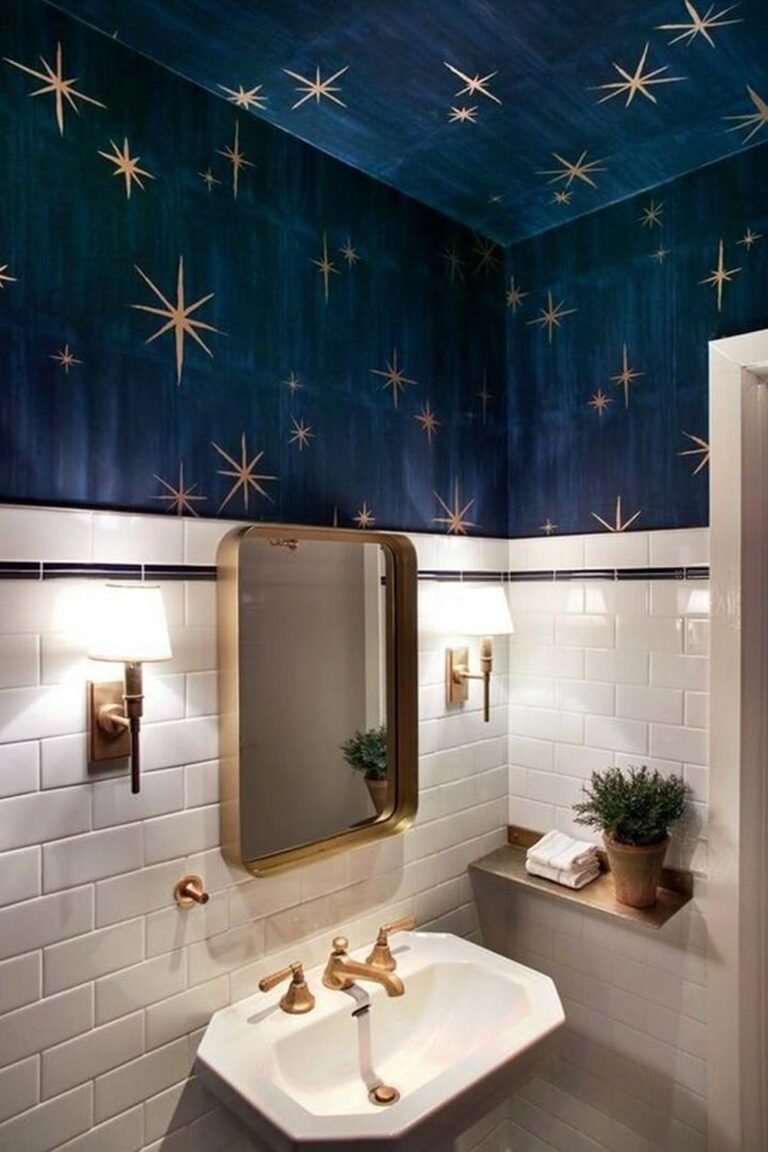 21 Celestial Bathroom Inspirations for a Galaxy-Inspired Oasis