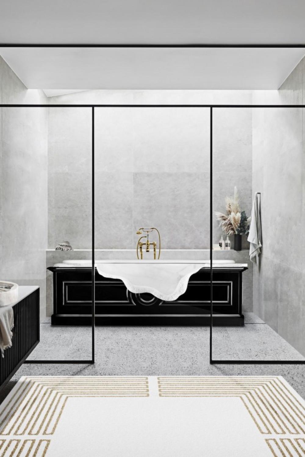 Baño minimalista y elegante