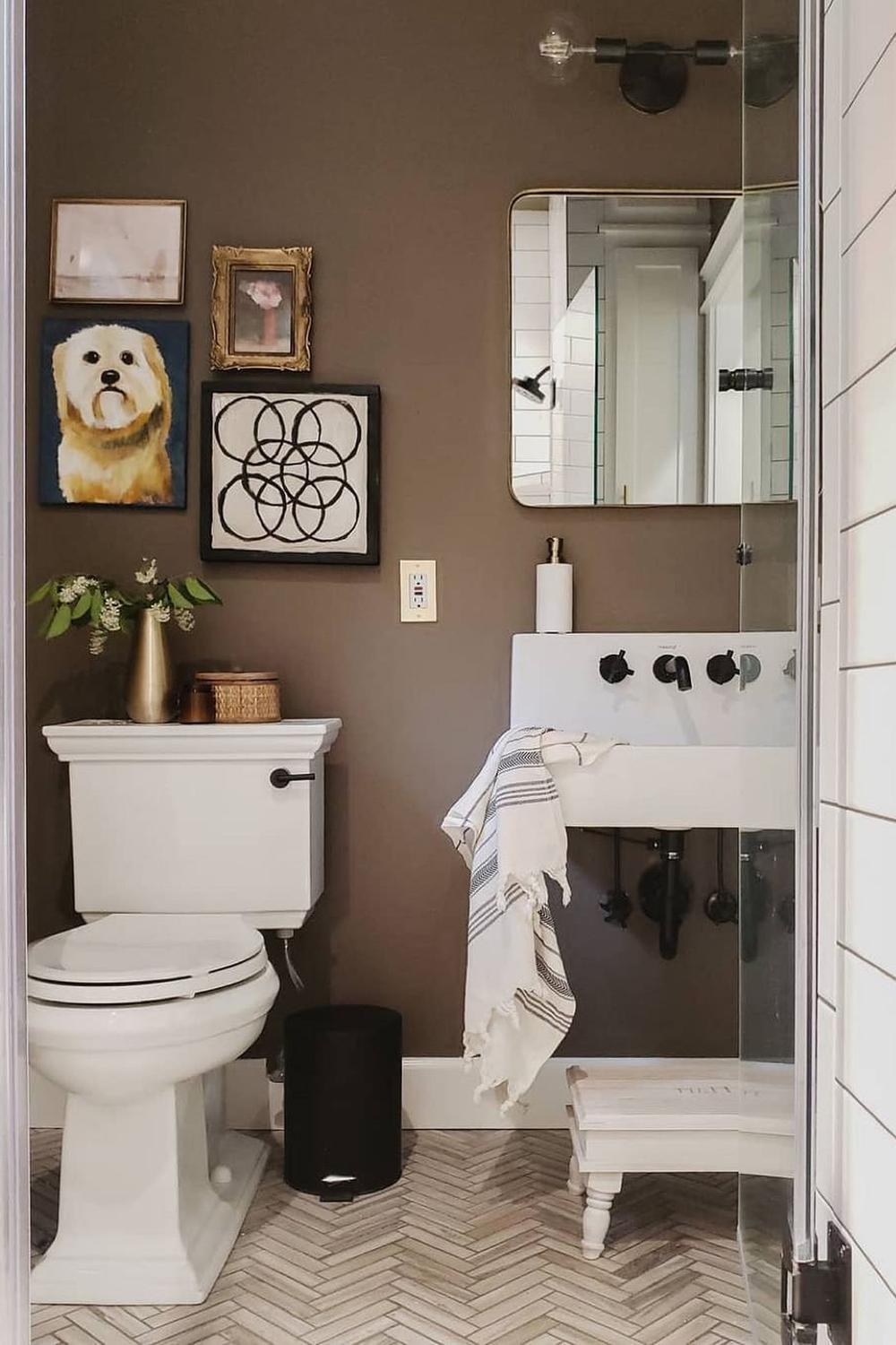 13 Dark Brown Bathroom Inspirations for a Luxurious Look