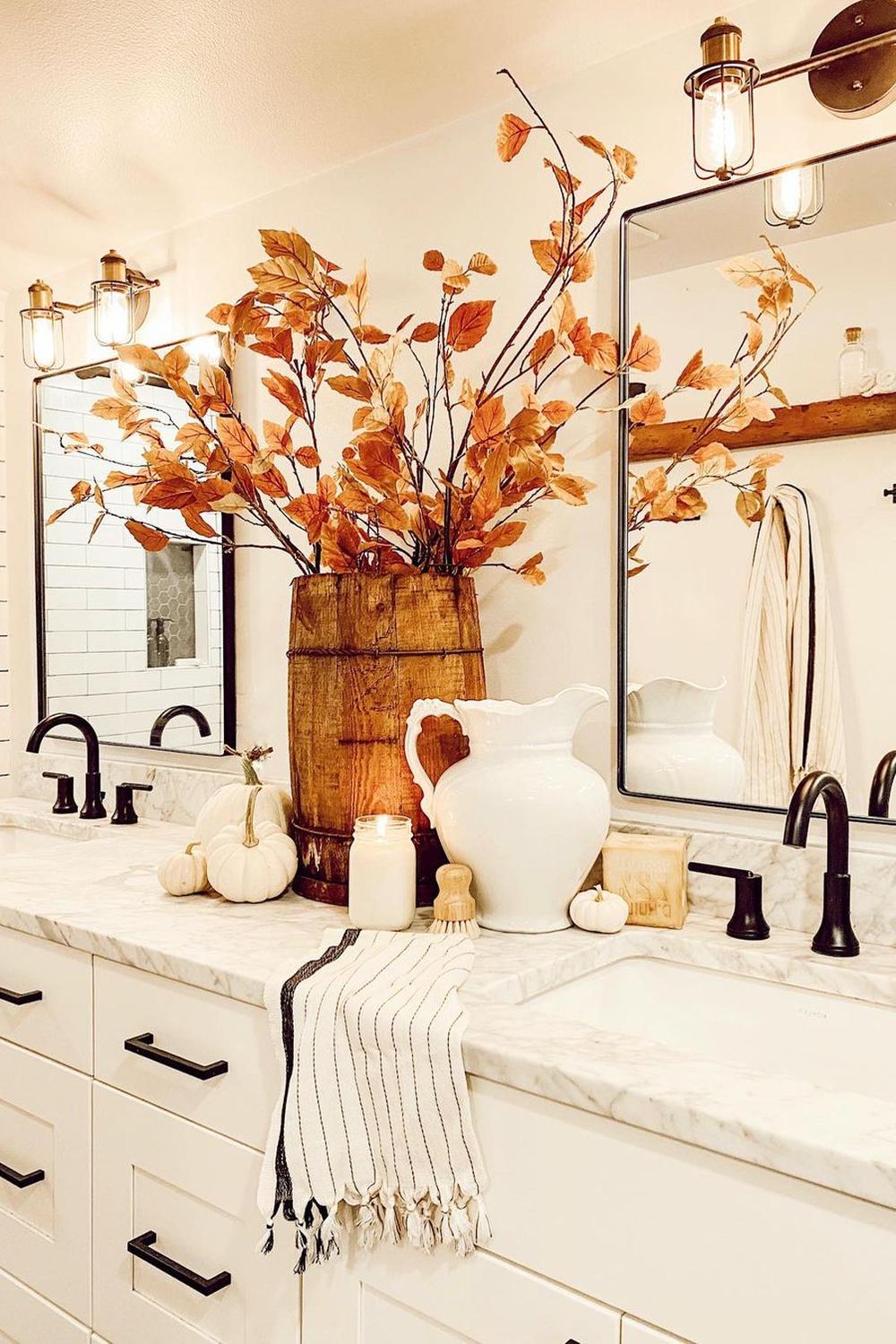 Stylish baskets provide smart storage options while enhancing the decor.