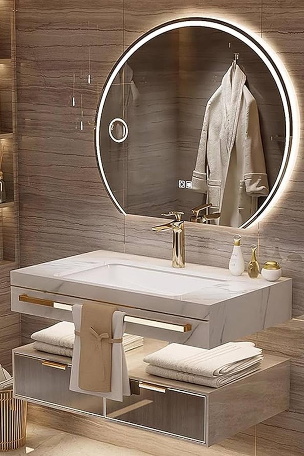 Lavabo de estilo rústico-chic