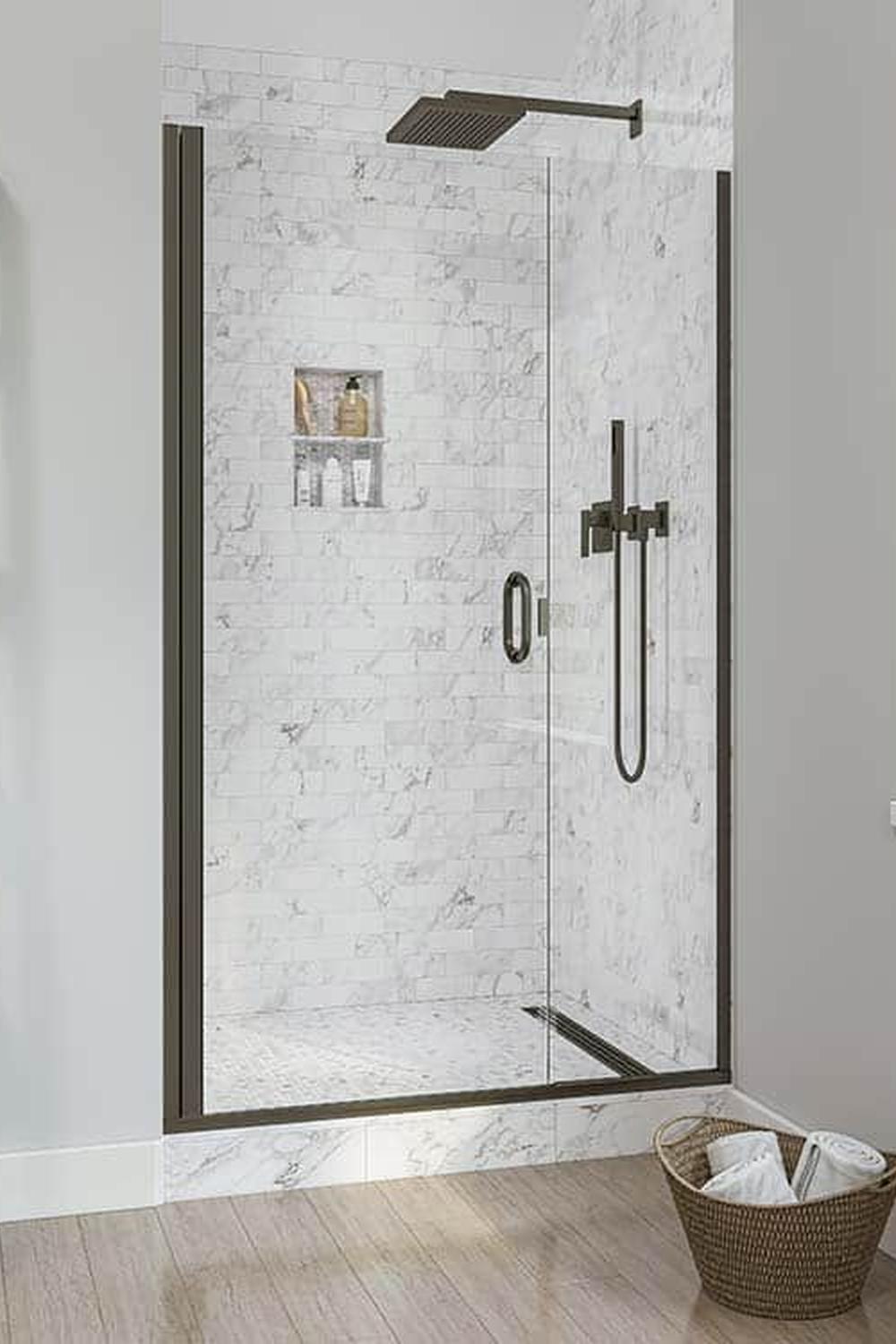 Frameless Shower Doors con estructura moderna