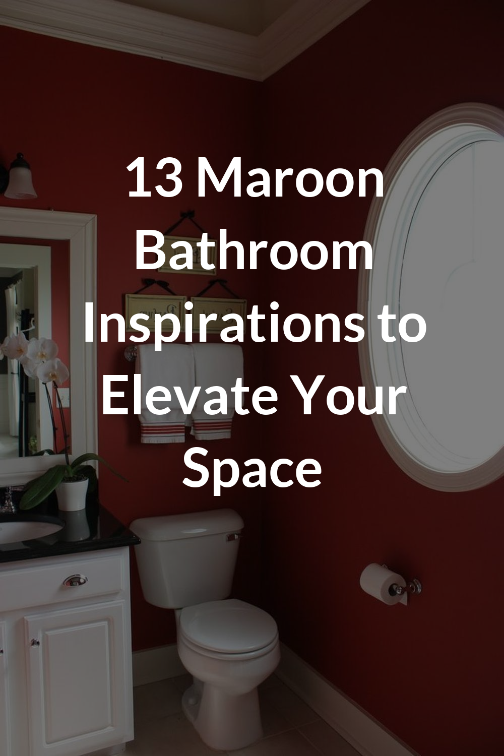 13 Maroon Bathroom Inspirations to Elevate Your Space