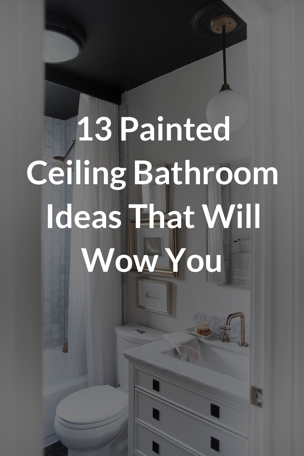 13 Painted Ceiling Bathroom Ideas That Will Wow You
