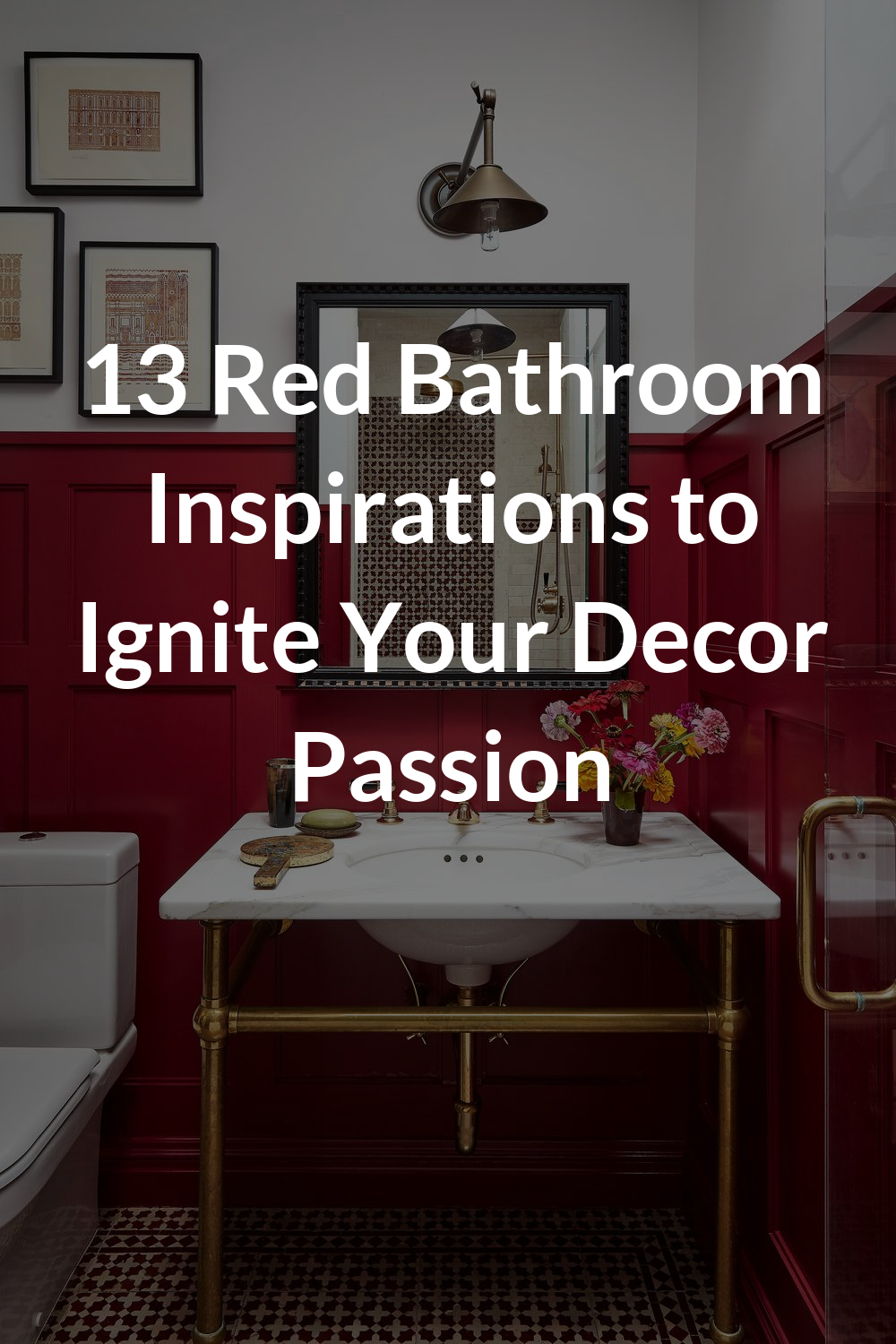 13 Red Bathroom Inspirations to Ignite Your Decor Passion