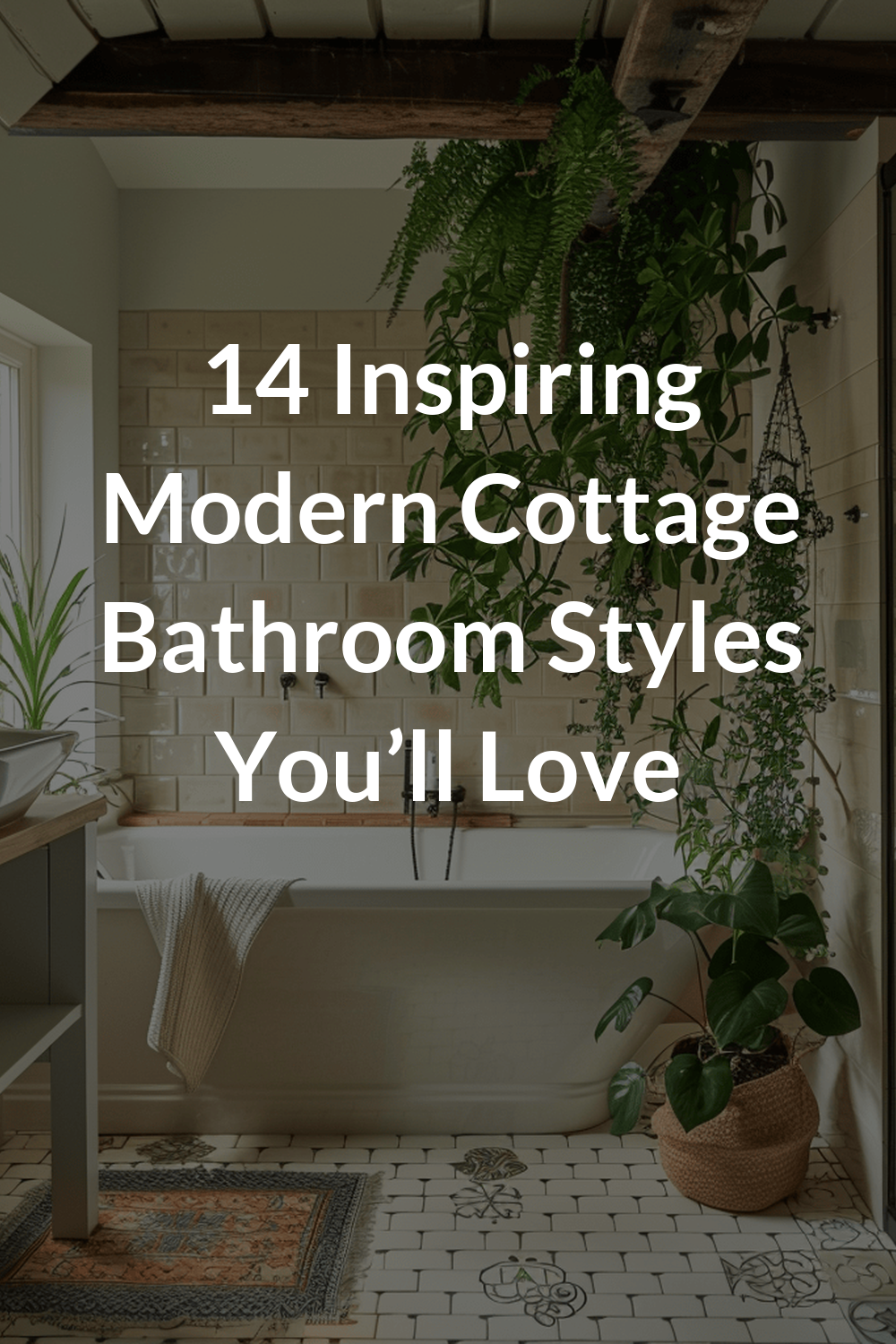 14 Inspiring Modern Cottage Bathroom Styles You’ll Love