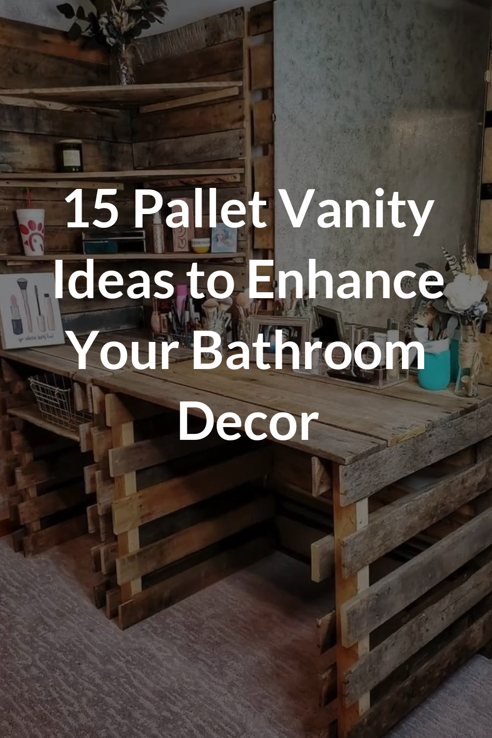 15 Pallet Vanity Ideas to Enhance Your Bathroom Decor