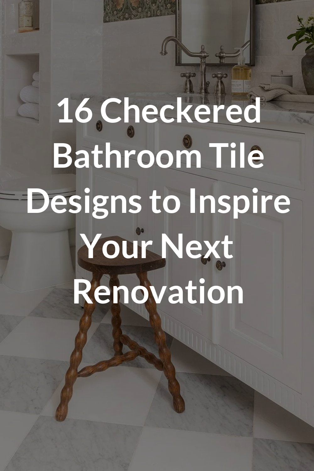 16 Checkered Bathroom Tile Designs to Inspire Your Next Renovation