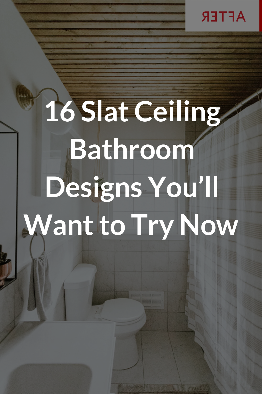 16 Slat Ceiling Bathroom Designs You’ll Want to Try Now