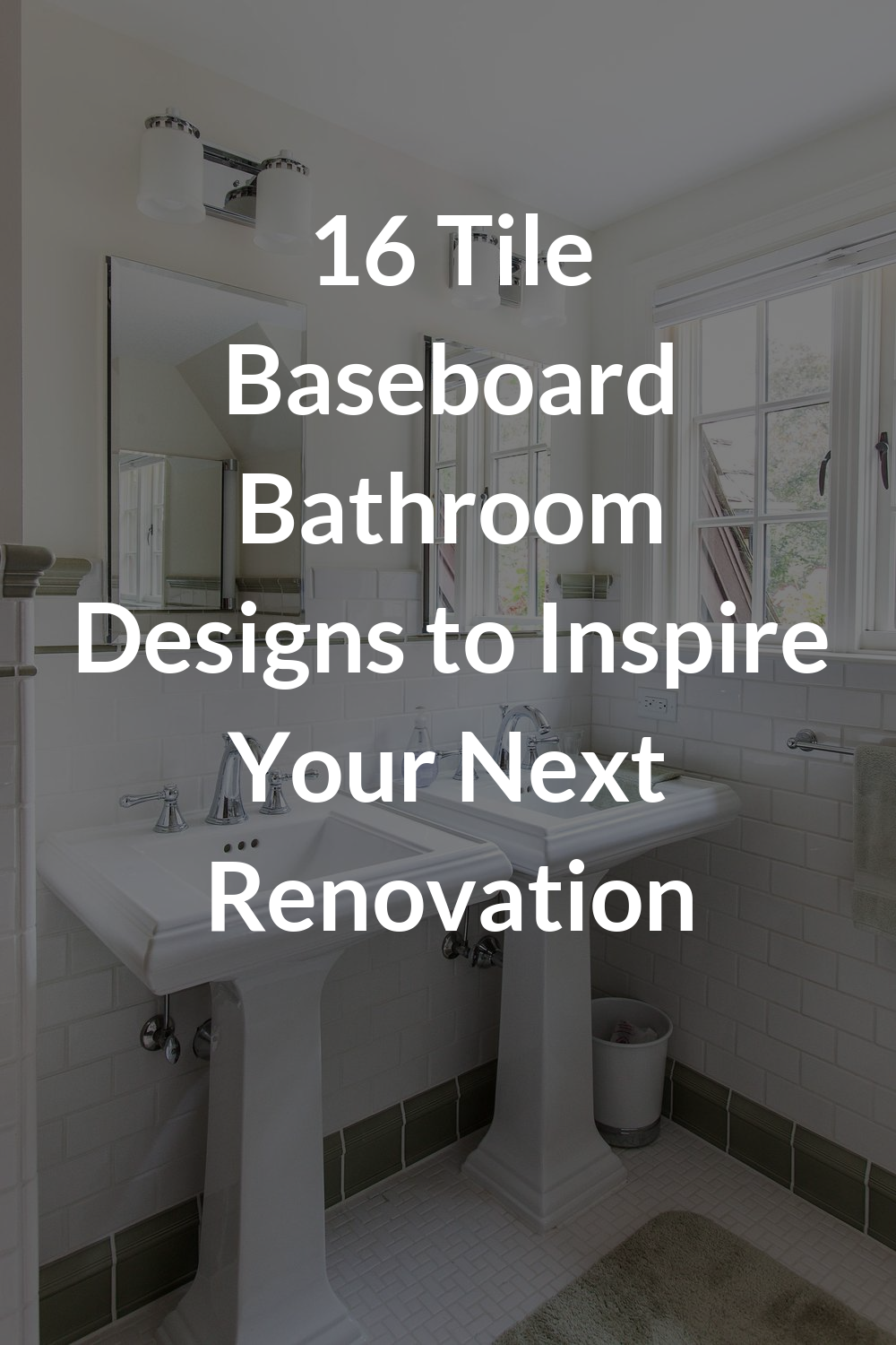 16 Tile Baseboard Bathroom Designs to Inspire Your Next Renovation