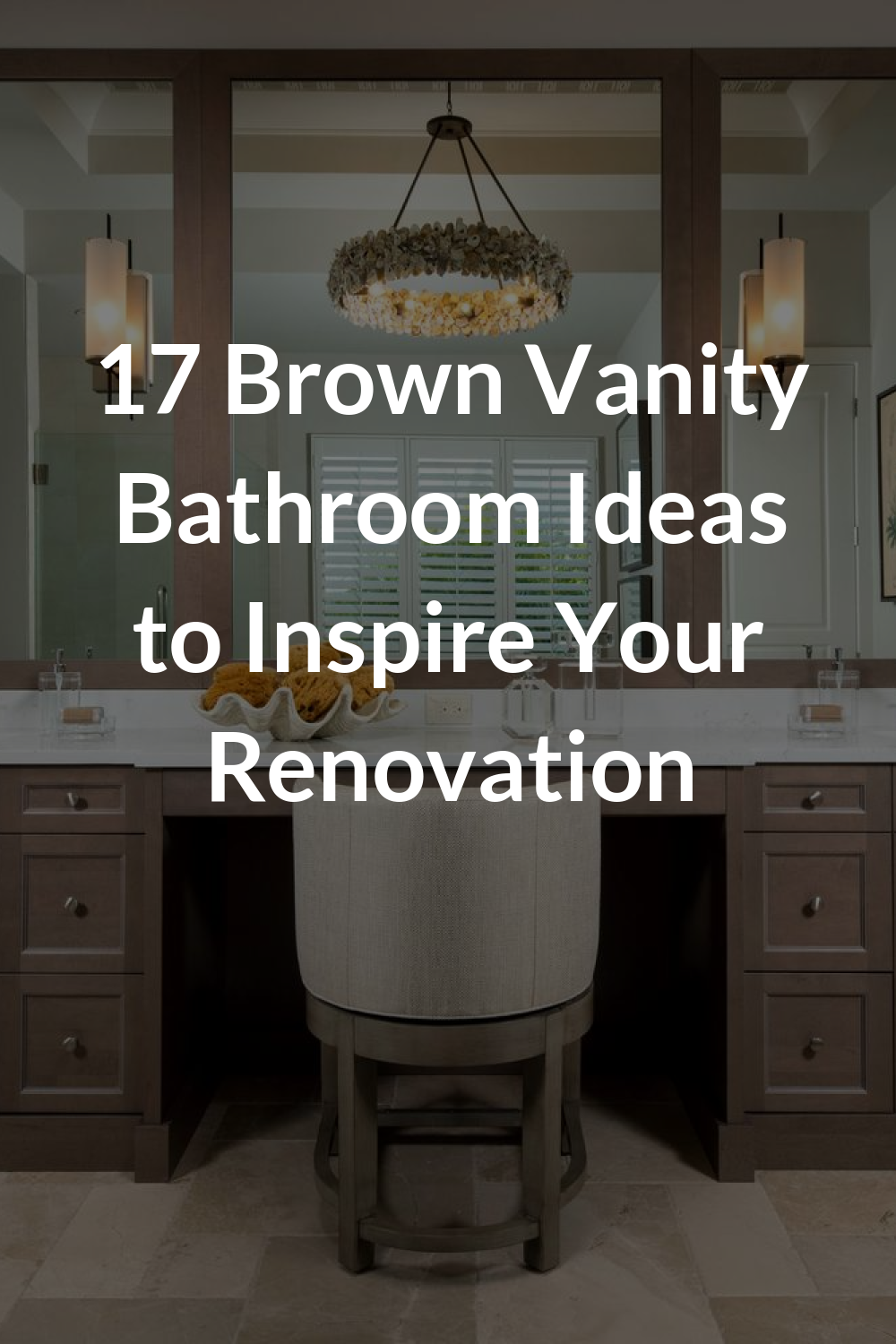 17 Brown Vanity Bathroom Ideas to Inspire Your Renovation