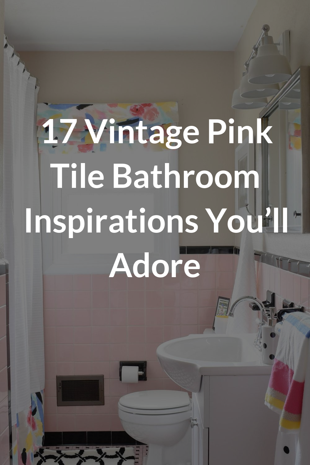 17 Vintage Pink Tile Bathroom Inspirations You’ll Adore