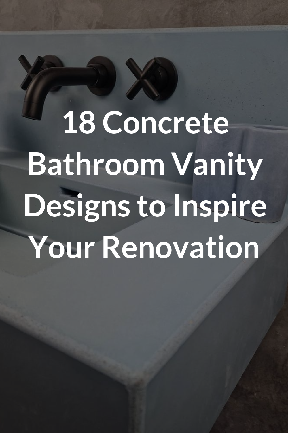 18 Concrete Bathroom Vanity Designs to Inspire Your Renovation