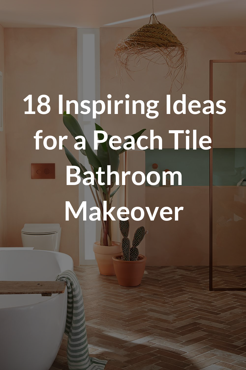 18 Inspiring Ideas for a Peach Tile Bathroom Makeover