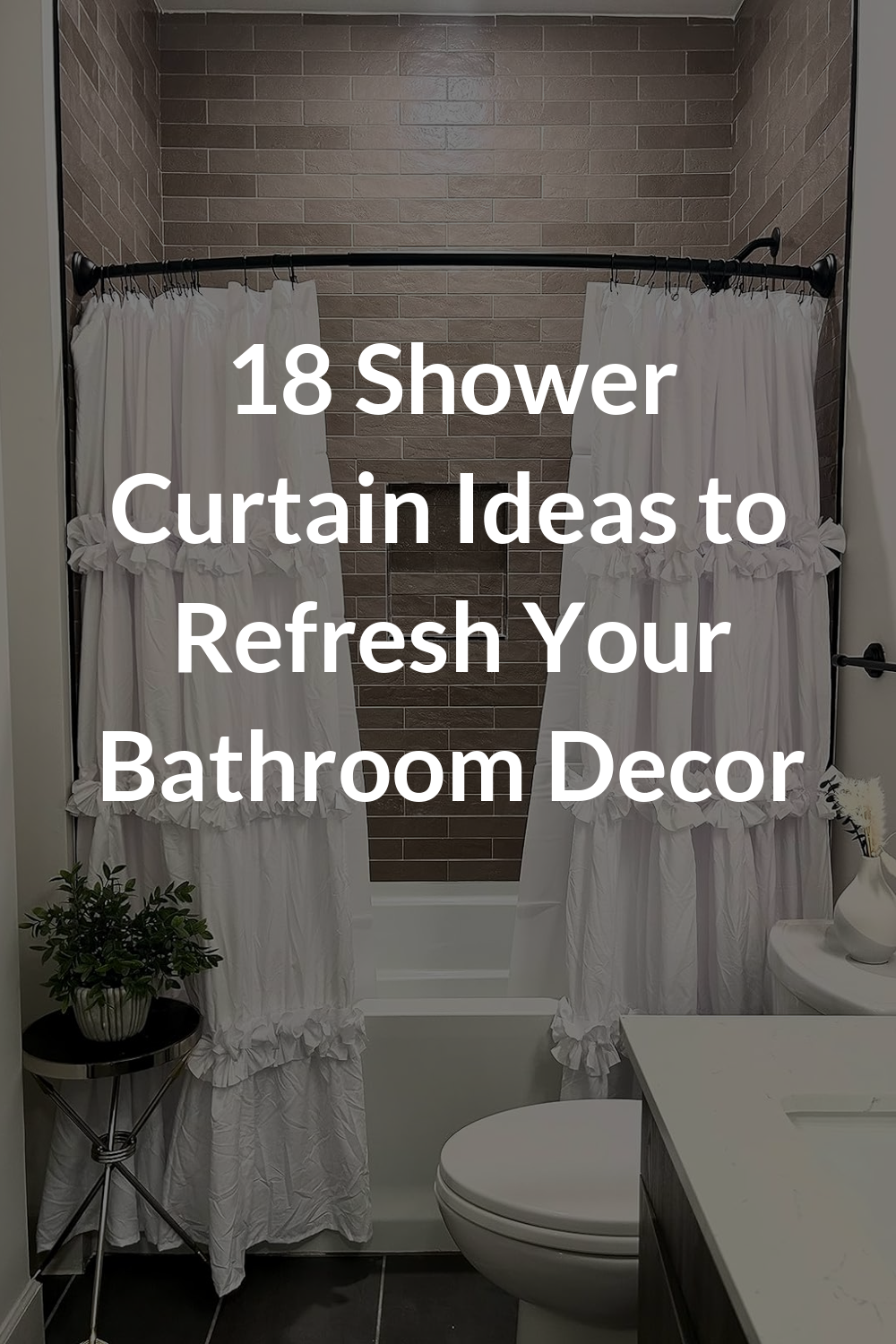 18 Shower Curtain Ideas to Refresh Your Bathroom Decor