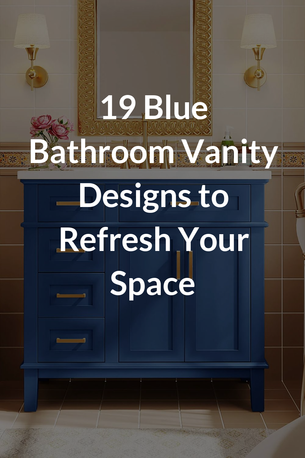 19 Blue Bathroom Vanity Designs to Refresh Your Space