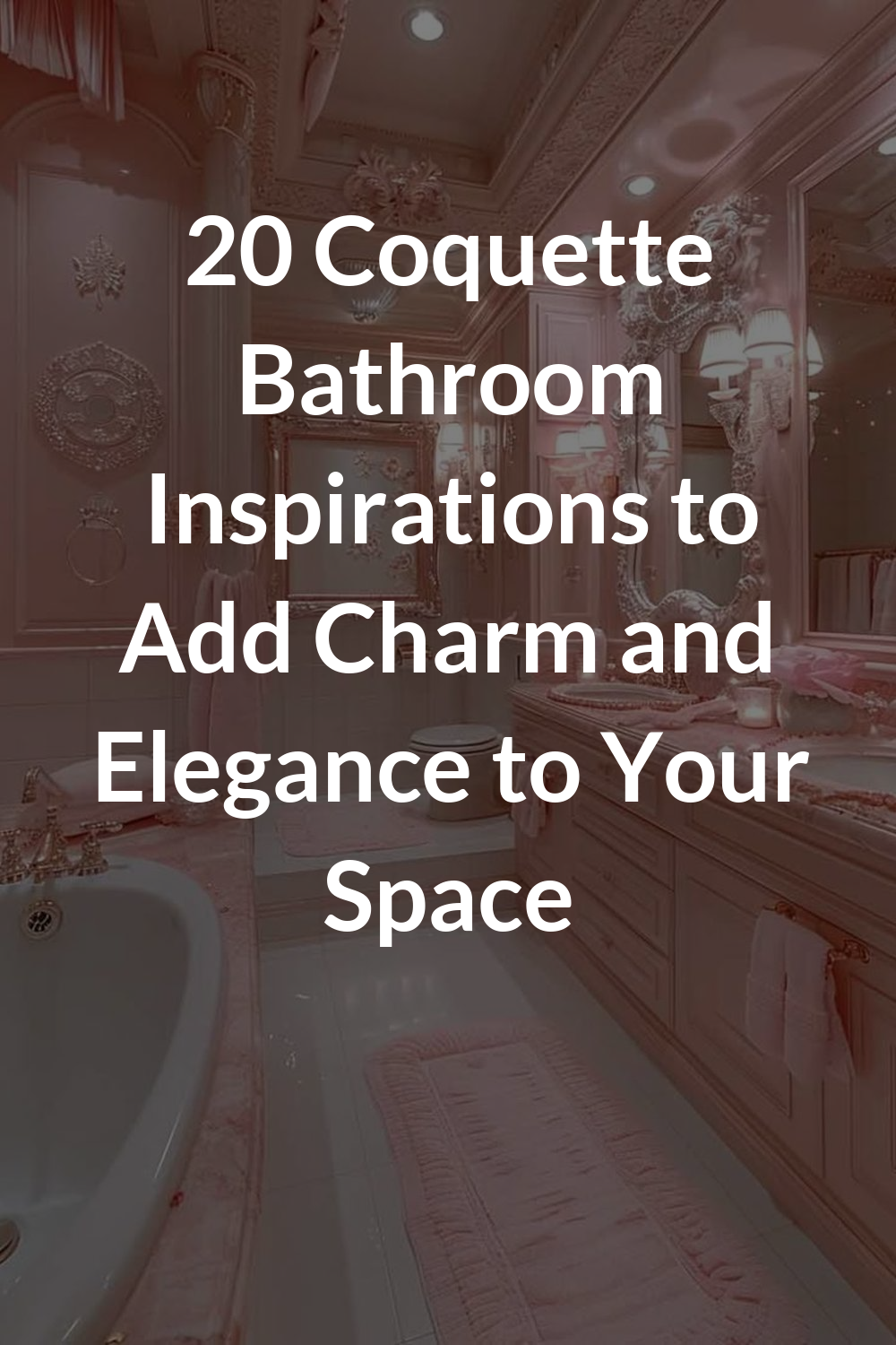 20 Coquette Bathroom Inspirations to Add Charm and Elegance to Your Space