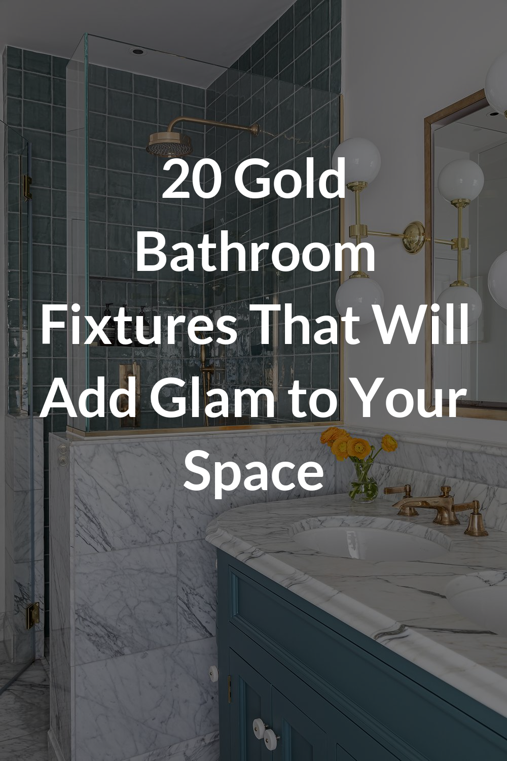 20 Gold Bathroom Fixtures That Will Add Glam to Your Space