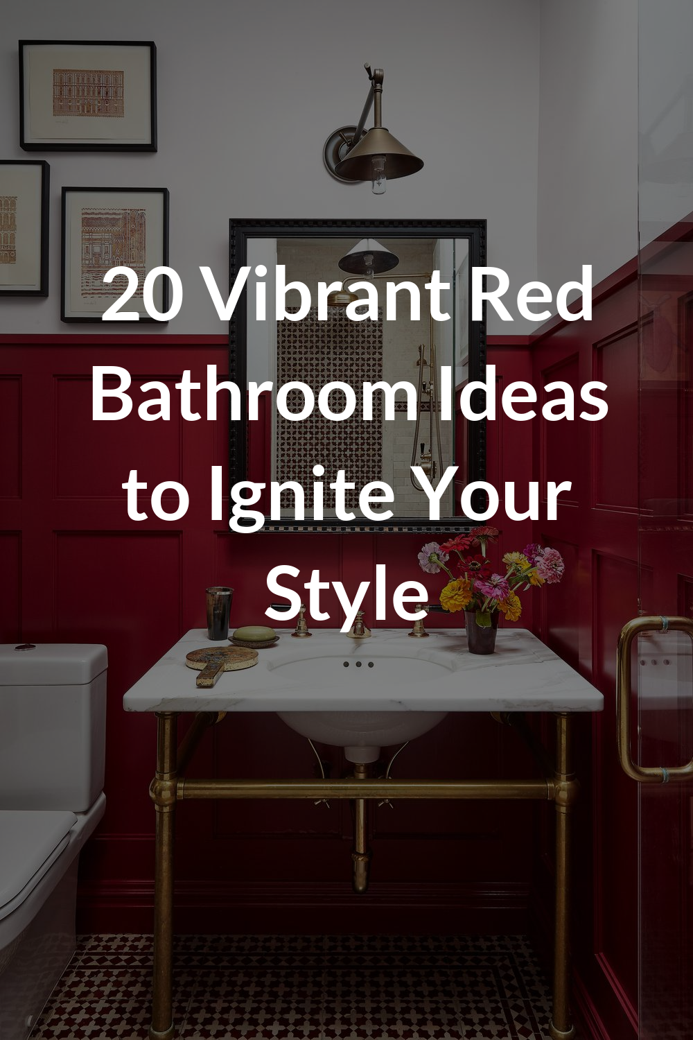 20 Vibrant Red Bathroom Ideas to Ignite Your Style