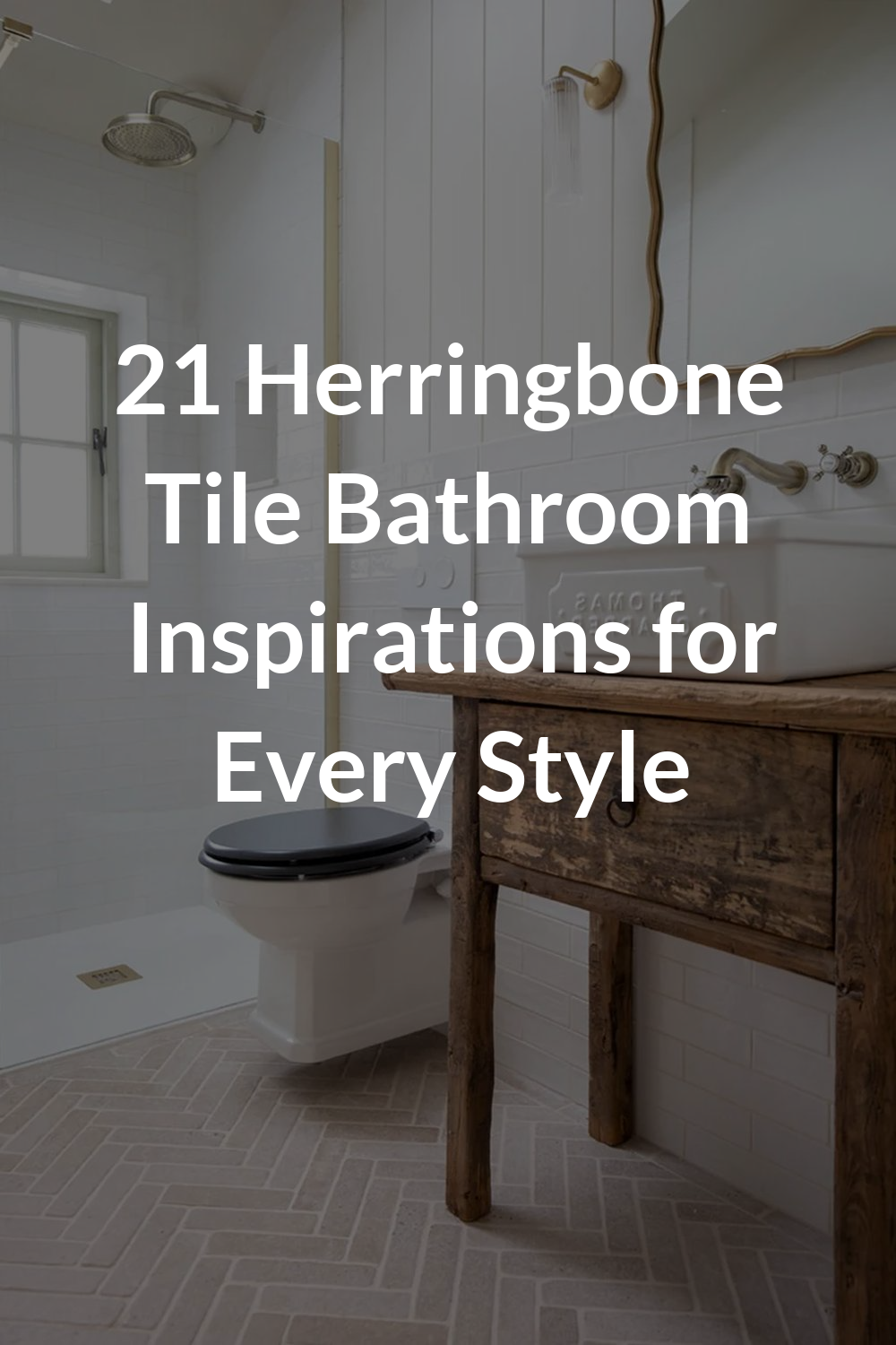 21 Herringbone Tile Bathroom Inspirations for Every Style