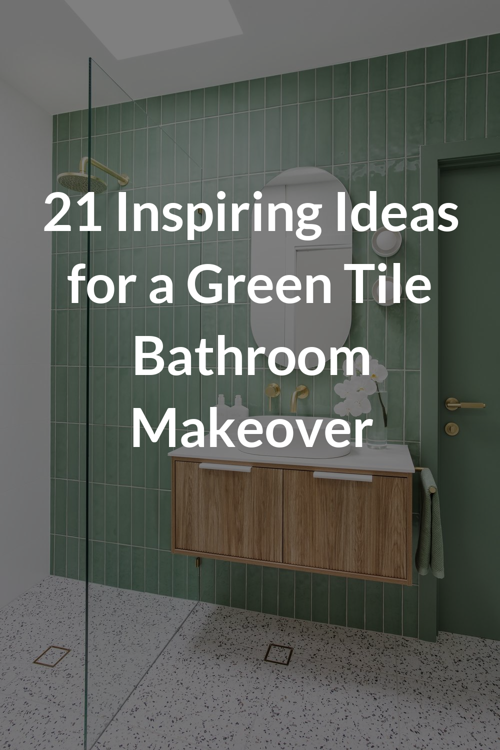 21 Inspiring Ideas for a Green Tile Bathroom Makeover
