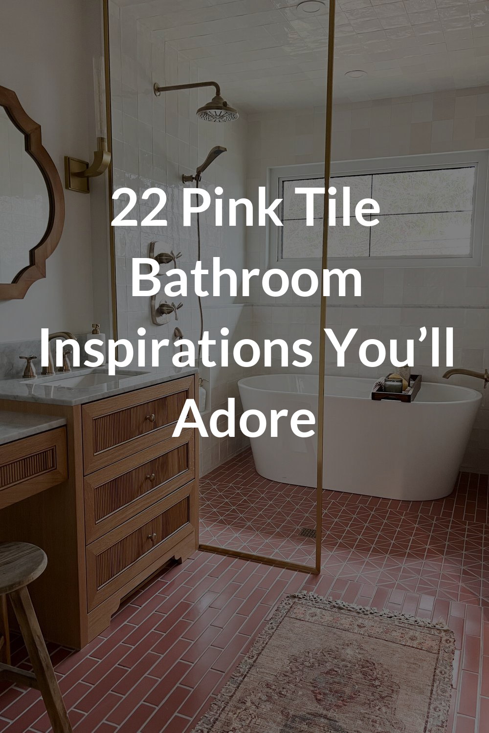 22 Pink Tile Bathroom Inspirations You’ll Adore