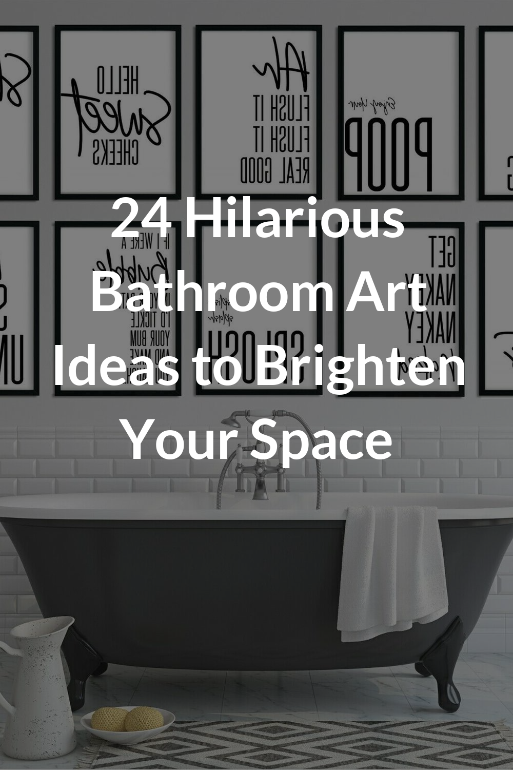 24 Hilarious Bathroom Art Ideas to Brighten Your Space
